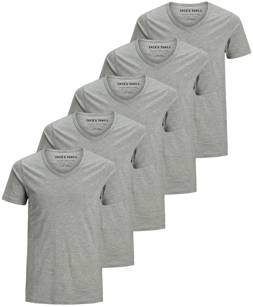 Jack & Jones Heren t-shirt 5 pack Essentials