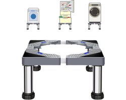 NBAP® Wasmachine Verhoger - Ombouw - Kast - Grijs en Zilver