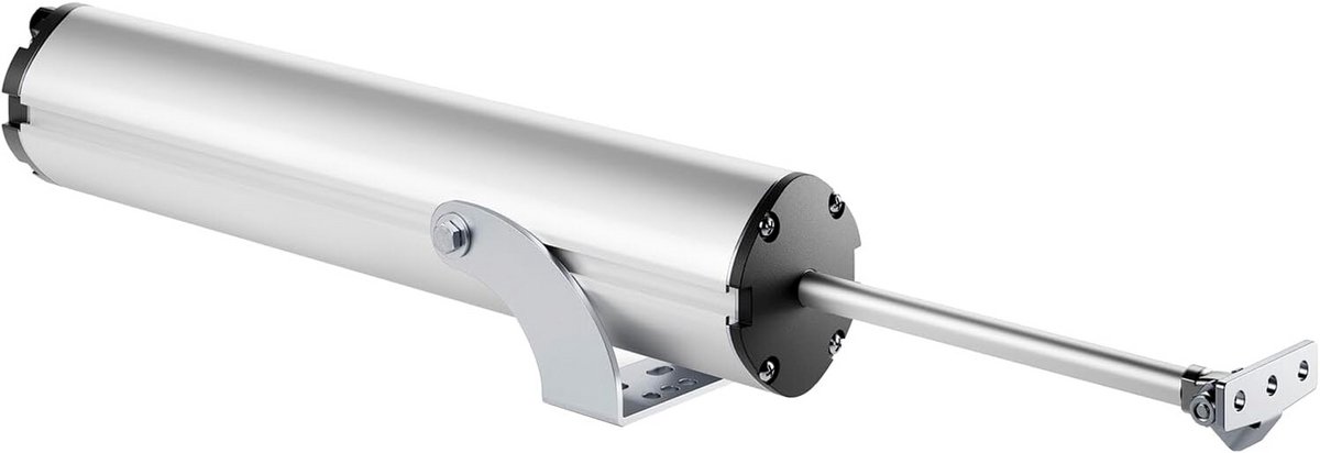 Elektrische Vensteropener met Spindelaandrijving 230V - 300 mm Slag - Aluminium Grijs