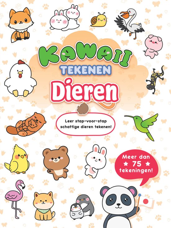 Kawaii tekenen dieren - cover