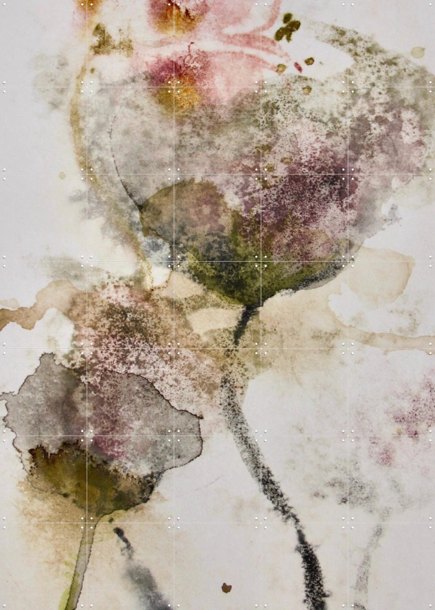 IXXI Whispering, RAR Kramer - 100 x 140 cm - Gratis ophangtool - Grote wanddecoratie en posters - Aquarel, Impressionisme, Modern, Abstract, Gang