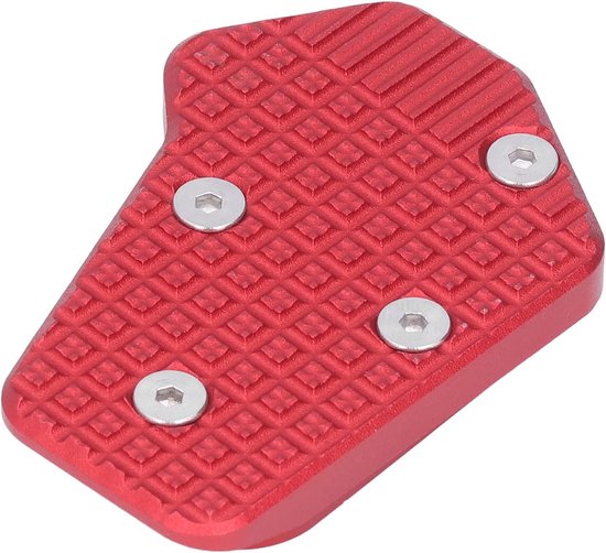 Remhendel Vergroter - Voetpedaal Extensie - Motorfiets Rijden - CNC Gefreesd - 9 x 6 x 2 cm - rood van Merkloos — afbeelding 3