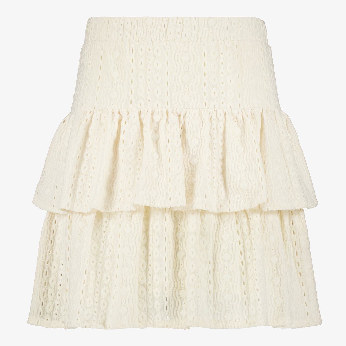MyWay meisjes rok met broderie details wit - Maat 146/152