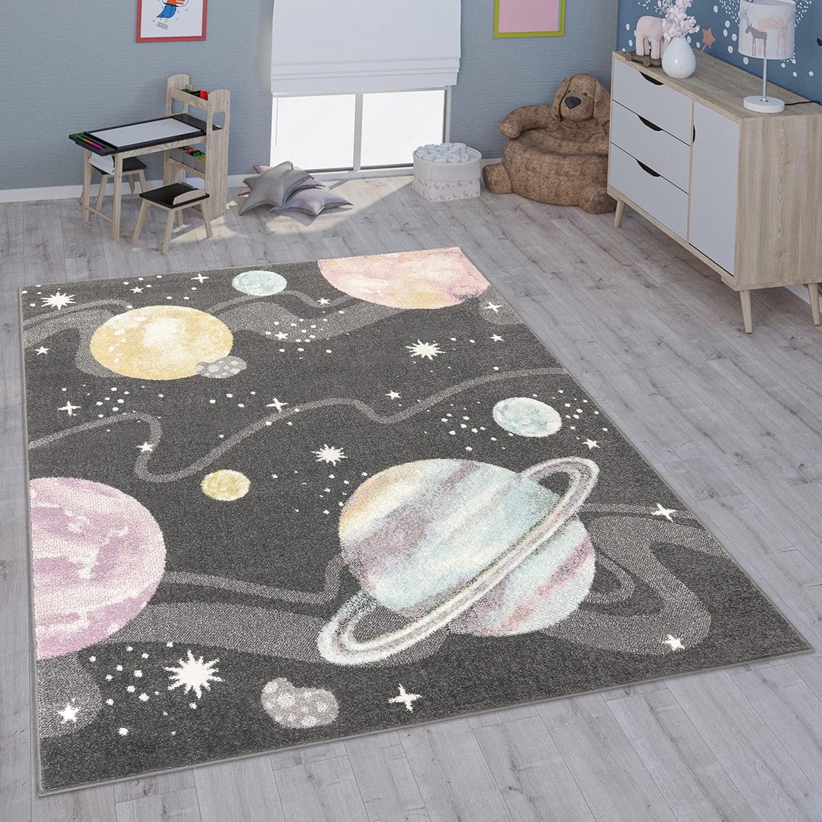 Kindertapijt Vloerkleed - Kinderkamer Tapijt - Spelen en Ontspannen - Geschikt voor vloerv