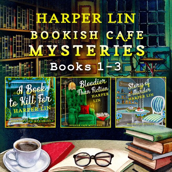 Bookish Café Mysteries: Books 1-3 - cover