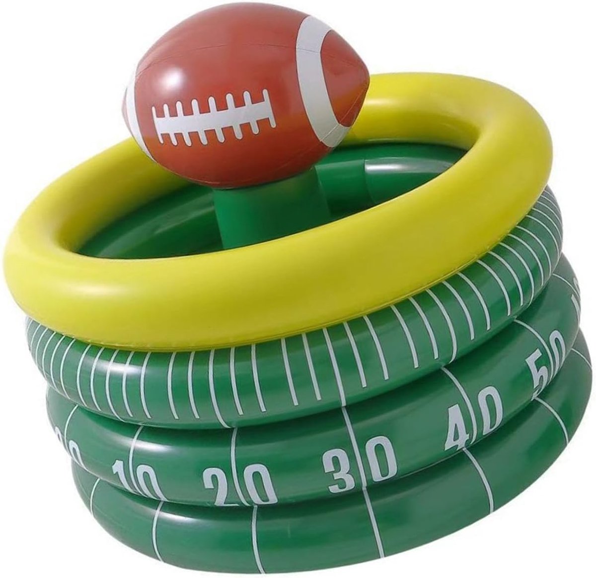 Opblaasbare IJsemmer - Voetbal Koeler - Feestjes en Outdoor - Draagbaar Luchtgevuld Plan - 75x56x65cm - Zwart