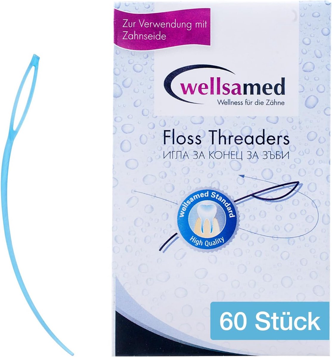 Flosdraad Hulpmiddelen - Orthodontie Hulpmiddelen - Mondhygiëne Beugels - Neutraal Smaakprofiel - 60 Stuks