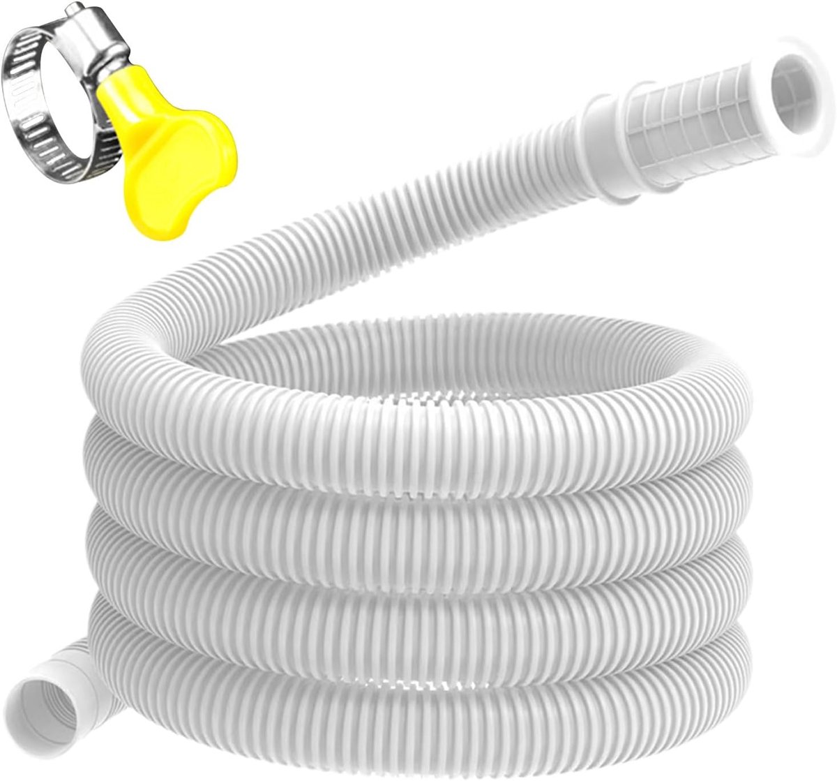 Afvoerslang - Flexibele Buis - Water Afvoeren - Lekvrije Kwaliteit - 16mm Binnendiameter - Beige