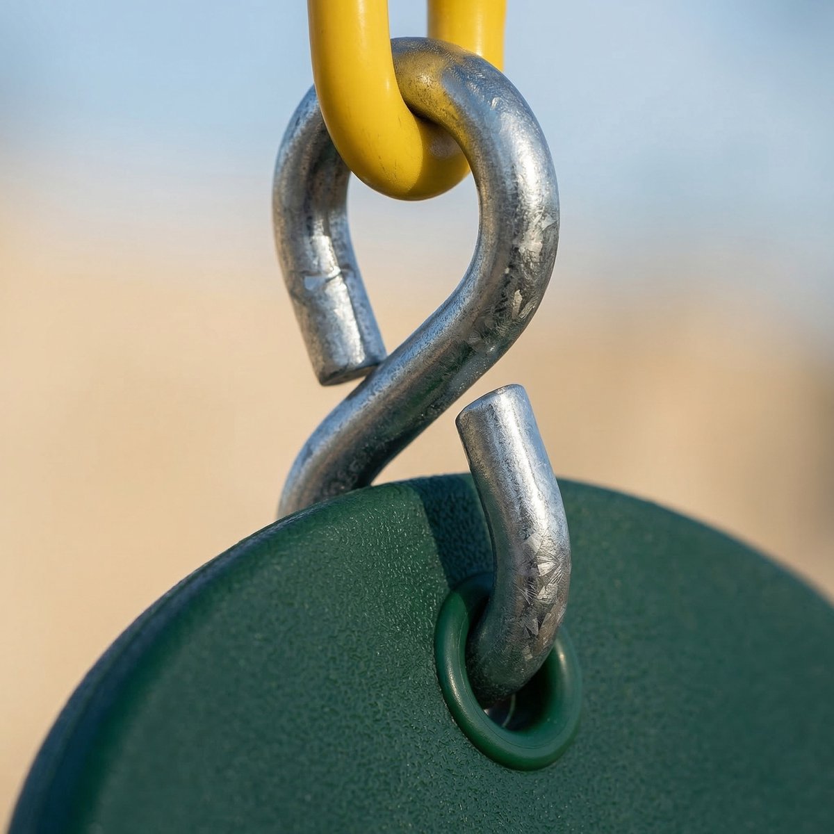 JAXY Schommel - Schommelzitje - Swing  - Kinderschommel - Groen — afbeelding 4