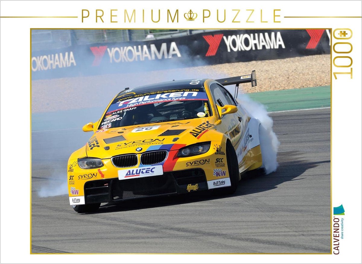 Puzzel 1000 Stukjes - Fotopuzzel Motorsport - Ontspanning Thuis - Dynamische Racebeelden - 64 x 48 cm