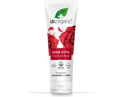 Dr Organic Rose Otto Gezichtsscrub 125ML