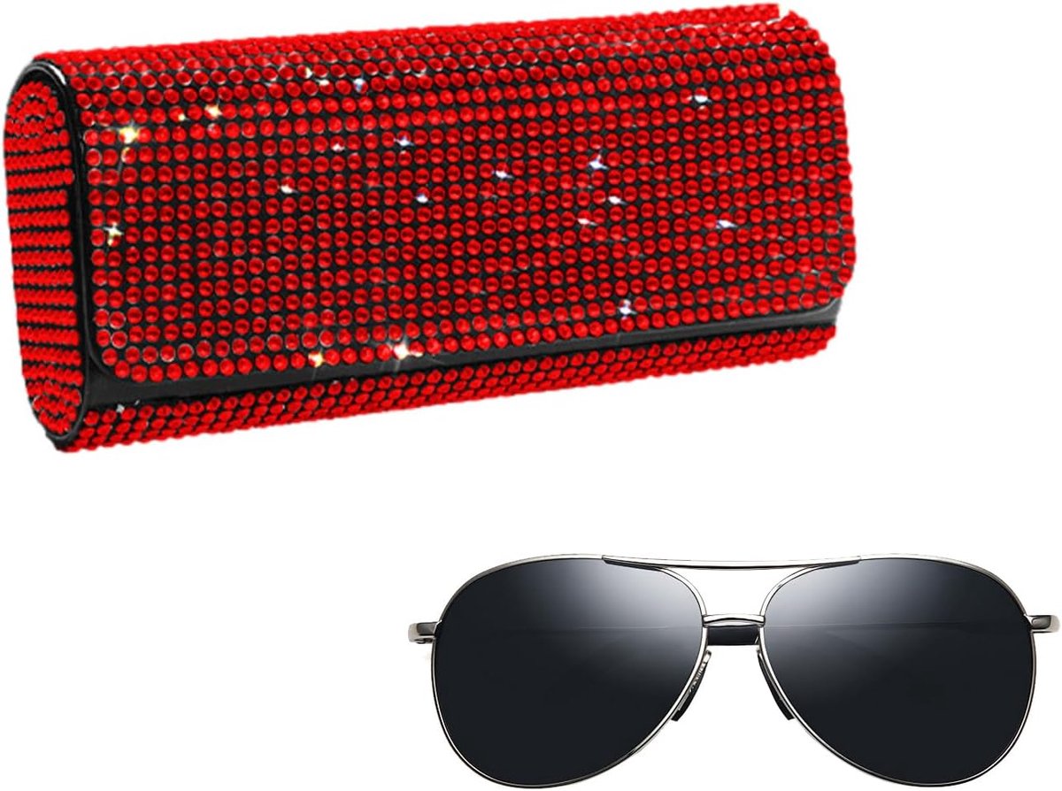 Brillen Etui - Brillenhouder - Veilig Opbergen - Stevige Hardcase - 16.5 cm - Meerdere Kleuren