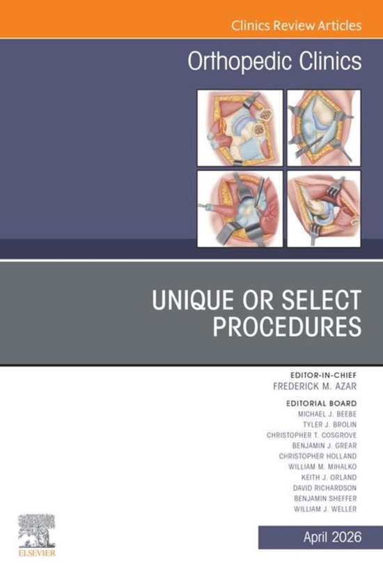 The Clinics: Orthopedics Volume 57-2 - Unique or Select Proc ... - cover