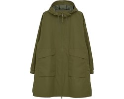Donker groene (Winter Moss) dames regenjas Nebbia van Tantä XL