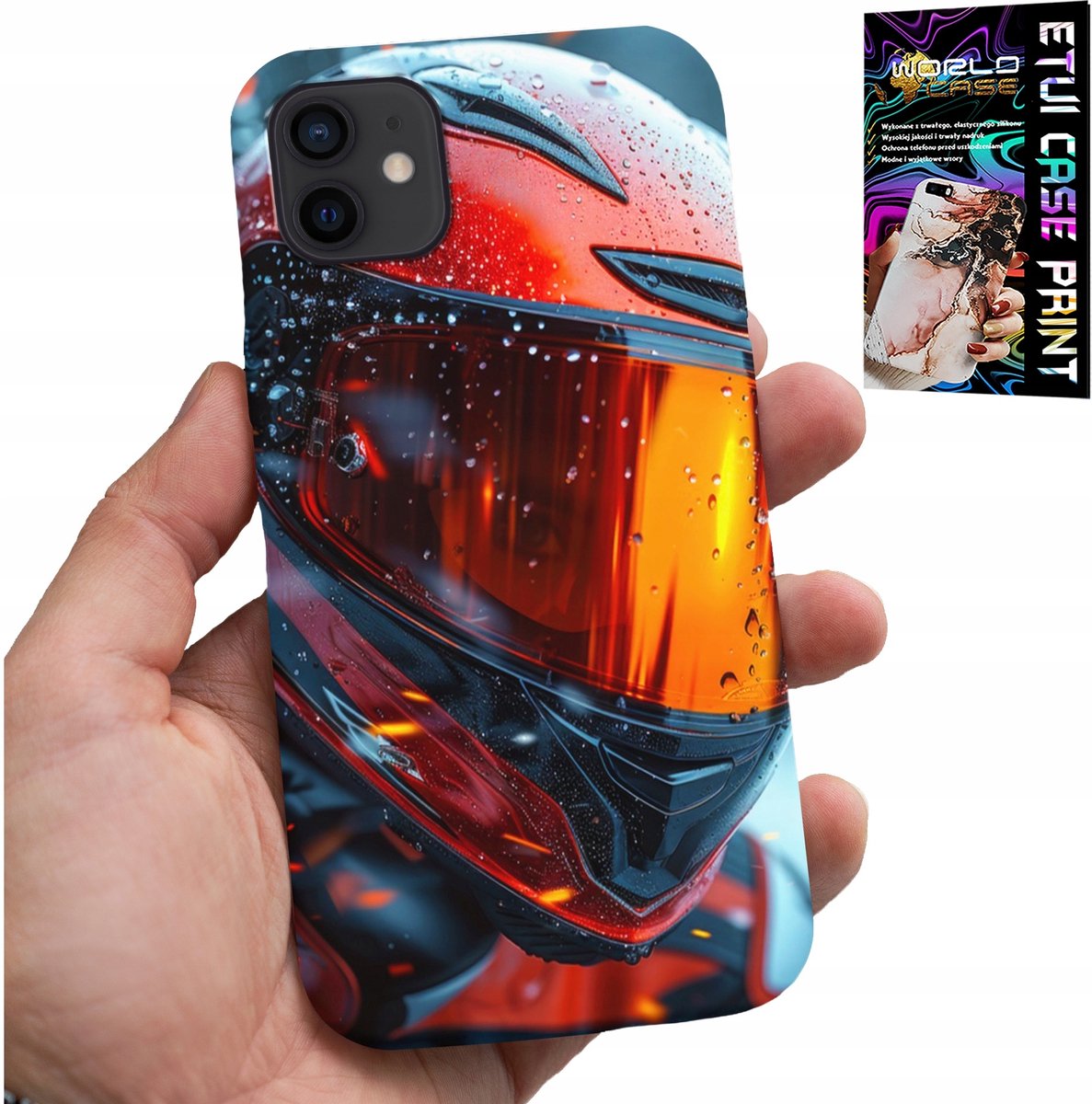 HOESJE VOOR IPHONE 13 MINI - MOTORFIETS, MOTORFIETSVENTILATOR, MOTORFIETSHELM