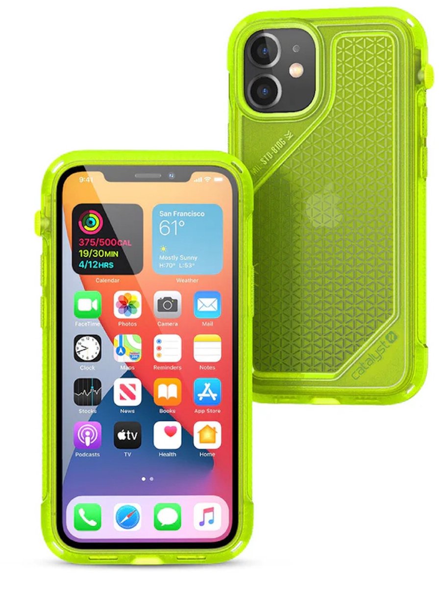 Catalyst Vibe Hoesje iPhone 12 Mini Neon Geel