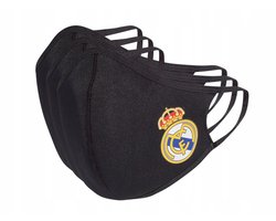 Adidas Real Madrid - Gezichtsmaskers - 3 Pack - Zwart - M-L