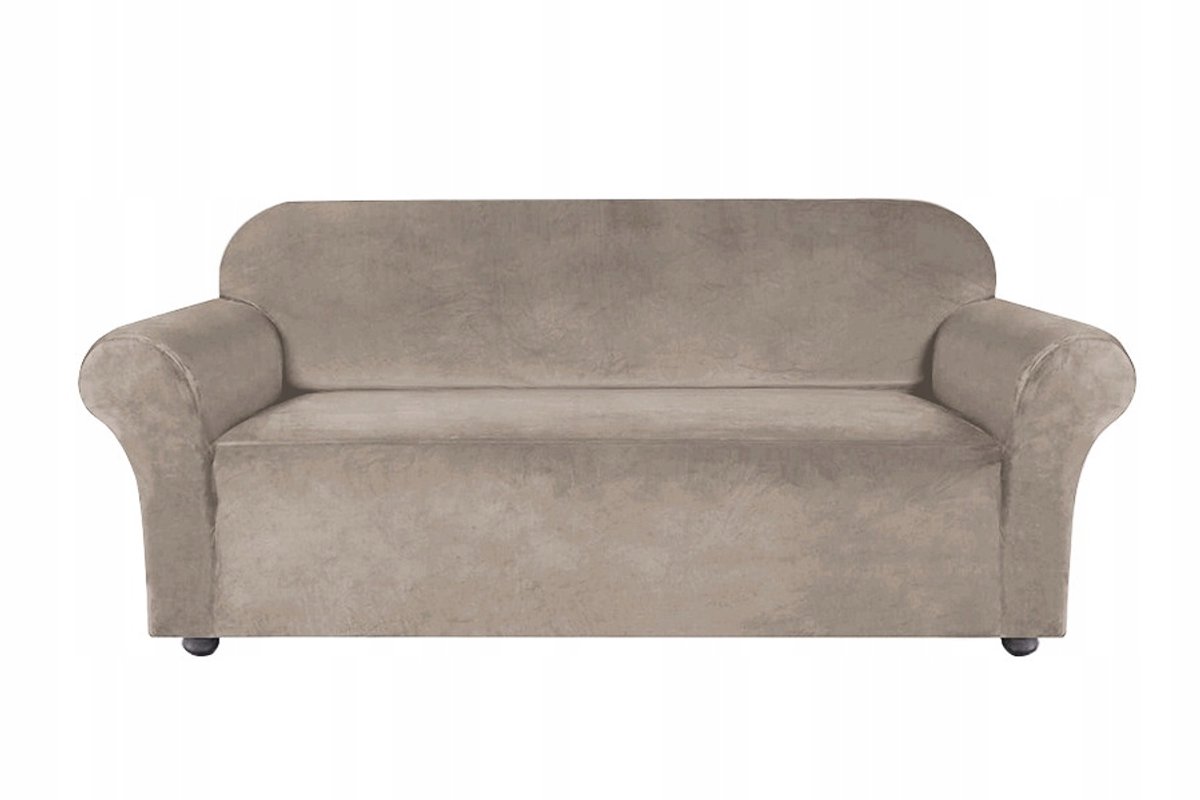 Ubieramy-meble - Serie - 2-zitsbank Hoes - Beigecappuccino - Velours