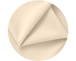 Meble odNowa - Okrugła Tafelkleed - Mat Velours - 320cm - Crème