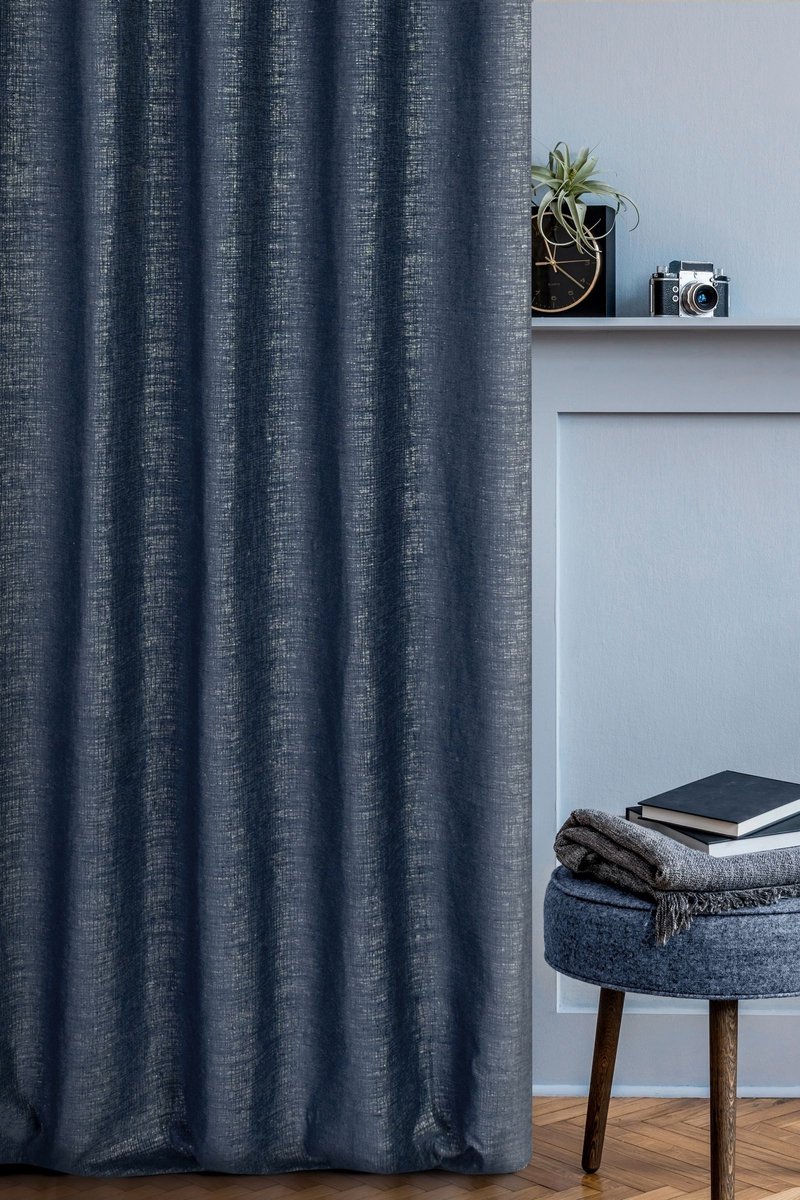 Eurofirany Terra Collection - Zasłona - 140x270 cm - Granat - Half verduisterend