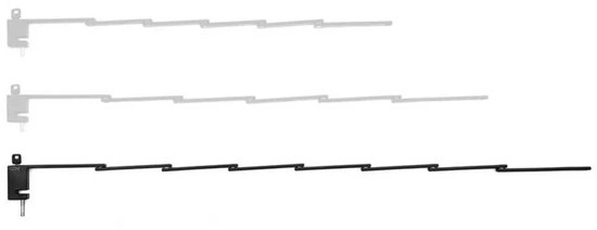 ACID Vouwslot RIGID 120 PURE - Roestvrij staal - Extra klittenbandbevestiging - D7xL1200 mm - Zwart van ACID — afbeelding 5