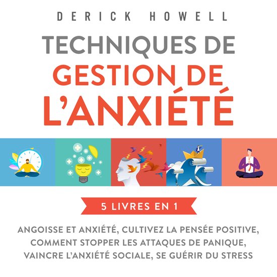 Techniques de gestion de l'anxiété : 5 livres en 1: Angois ... - cover