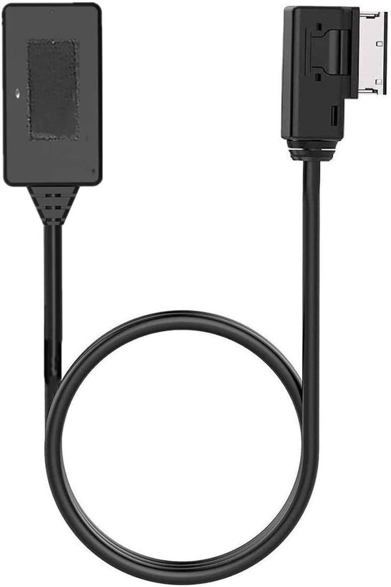Bluetooth Muziek Adapter - Auto Media Ontvanger - Draadloos Streamen - Bluetooth 5.0 Technologie - 5.8 x 4.6 cm - Zwart