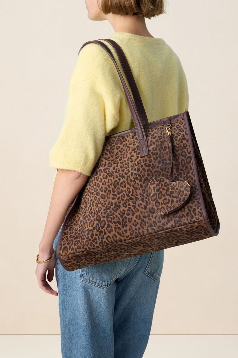 Sissy-Boy - Bruine shopper met leopard print