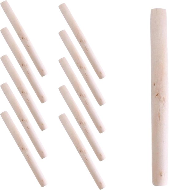 Lbvzxkad 30 Aardewerk Onderwijs Rolling Klei Sticks Houten