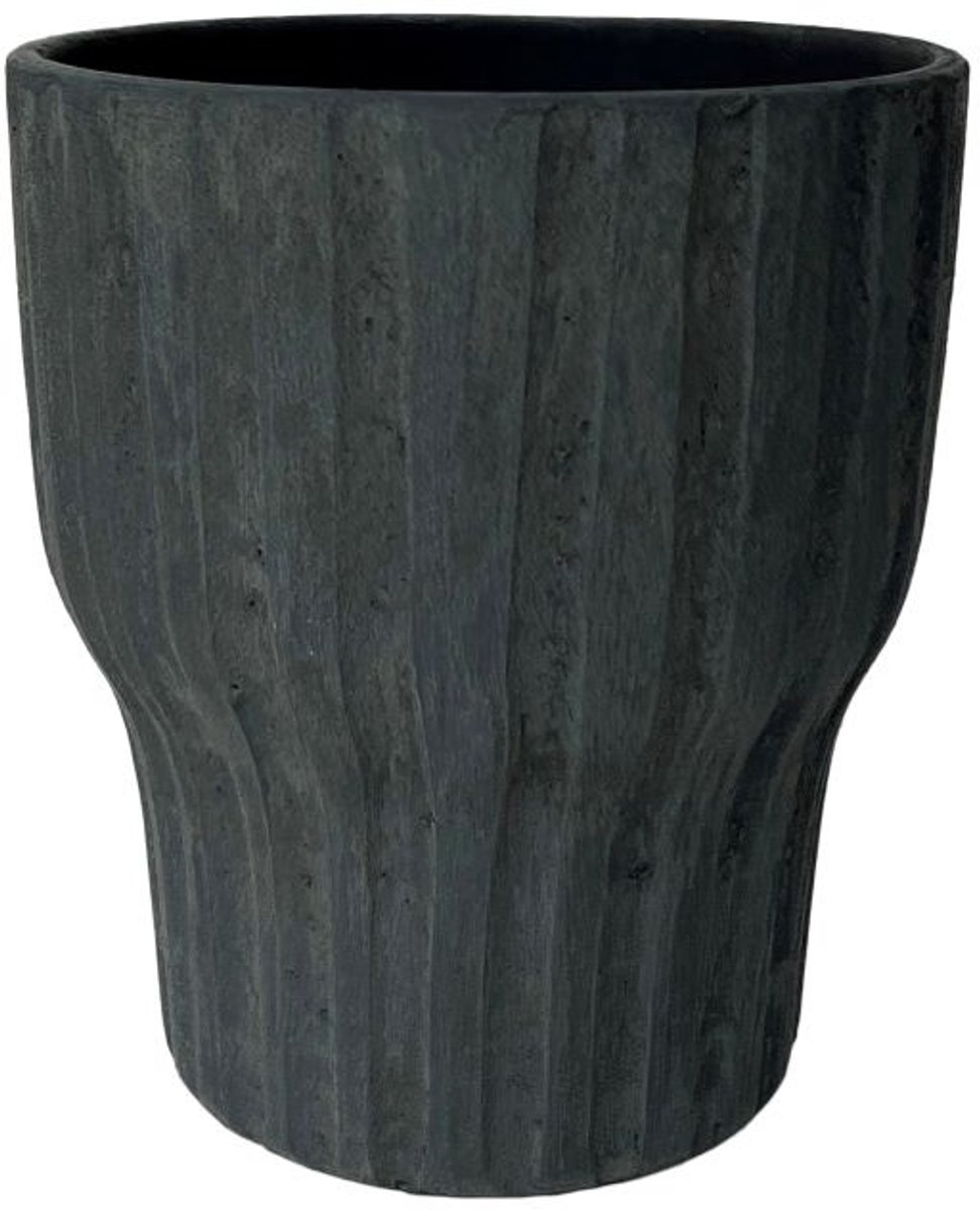 HS Potterie Vigo Antraciet Vaas D19 x H40 cm