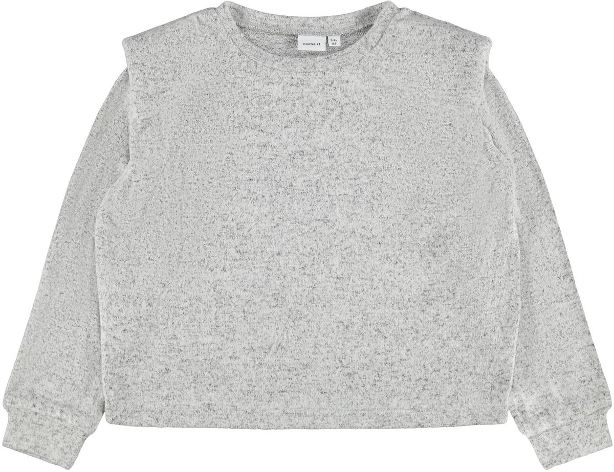 Name it sweater meisjes - grijs - NKFniline - maat 158/164