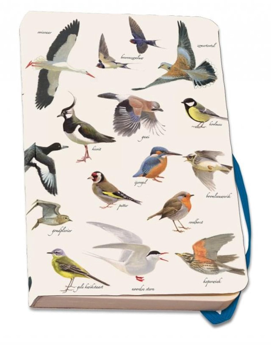 Notitieboek A6, zachte kaft: Vogels, Elwin van der Kolk, Vogelbescherming Nederland