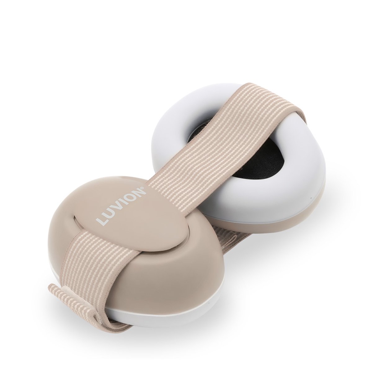 LUVION® Baby Gehoorbeschermer - Premium gehoorbescherming voor je baby - tot 3 jaar - Sandy Beige – foto 3