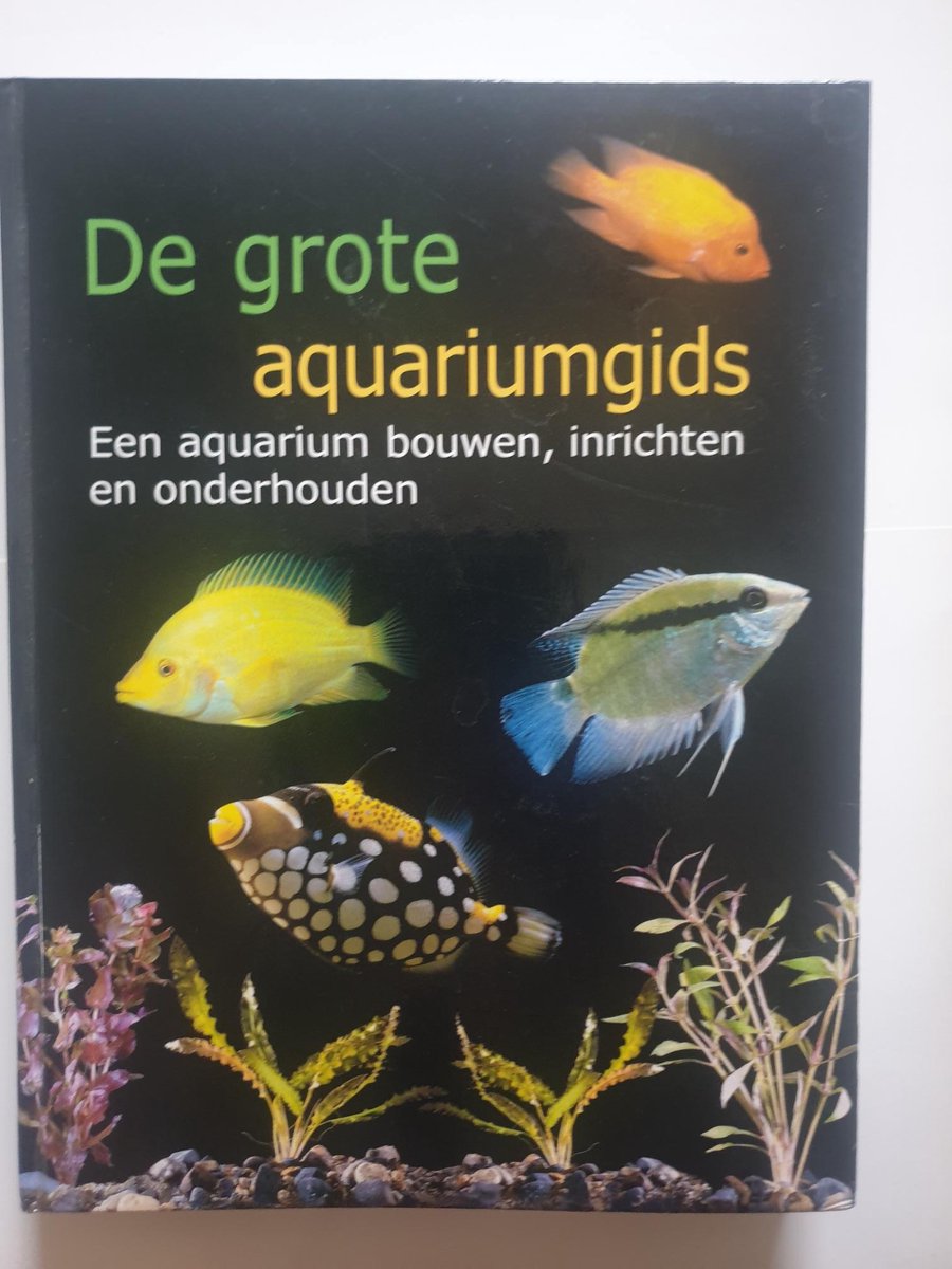 Omslag van GROTE AQUARIUMGIDS - Een aquarium bouwen, inrichten en onderhouden