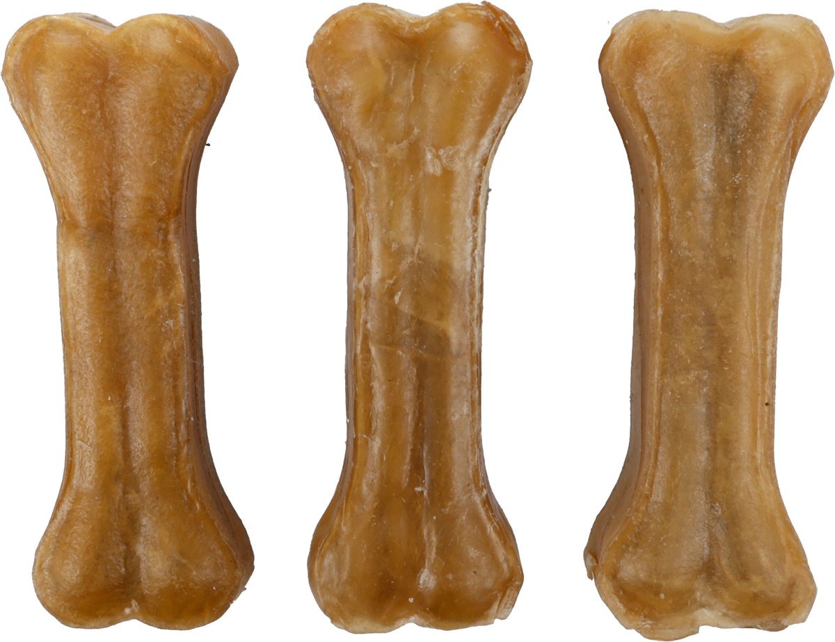 Flamingo - Hondensnack Premium Kauwbeen Geperst - 100 gr - 5 stuks x 7.5 cm