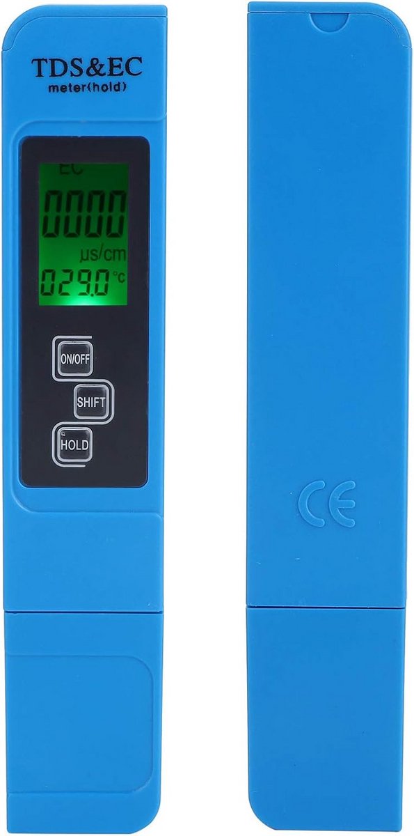 Digitale pH-meter en TDS EC-tester voor waterkwaliteit