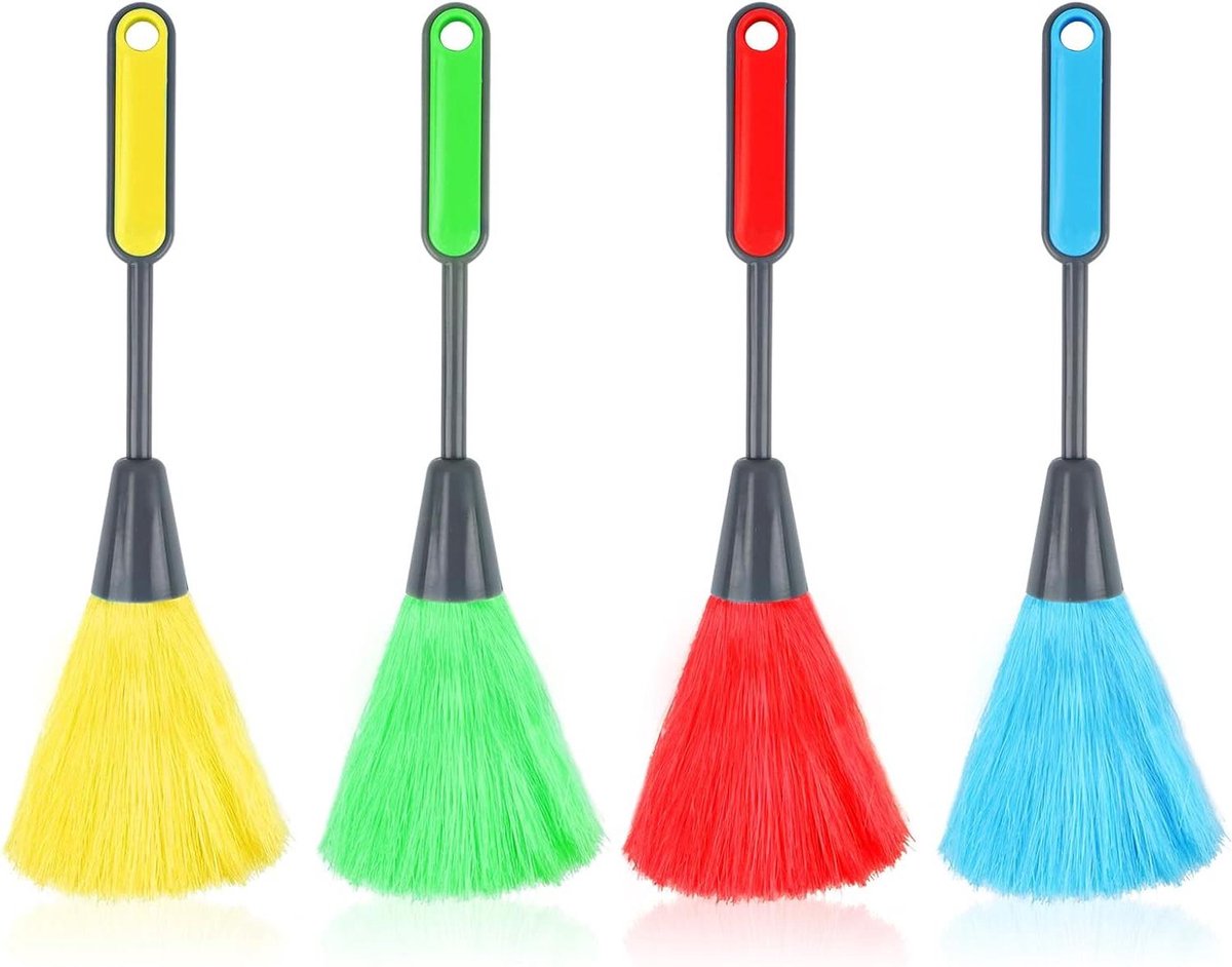 Multi-Pack Mini-Plumeaus voor Stofverwijdering en Reiniging - Set van 4 stuks
