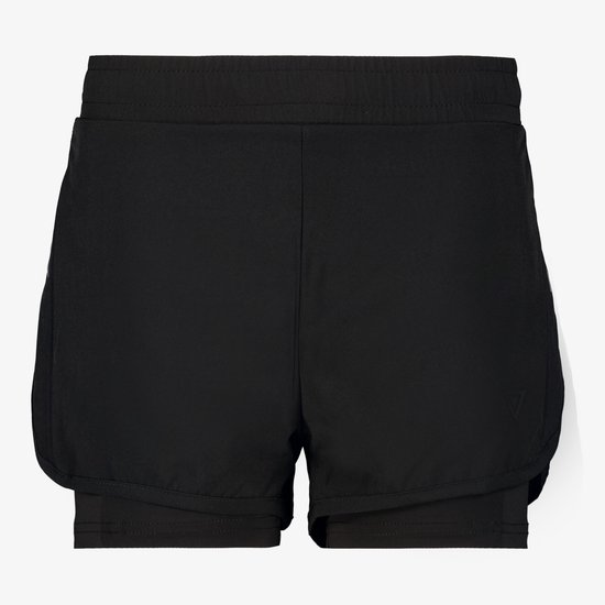 Osaga Dry meisjes hardloopshort zwart - Maat 164
