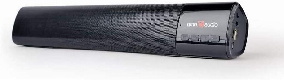 Draadloze Bluetooth Soundbar met Oplaadbare Batterij - Compact en Stijlvol Zwart