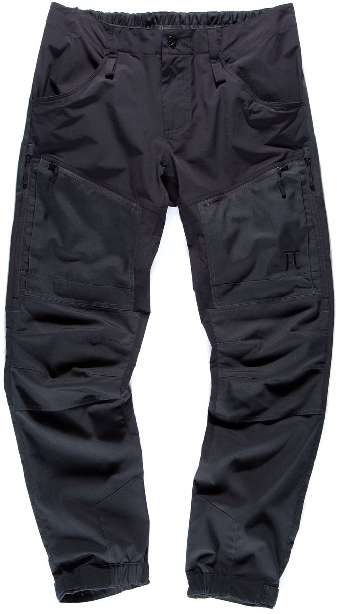 JAY-PI - Heren - Traveller-broek waterafstotend canvas inzetstukken - Zwart - Maat 56