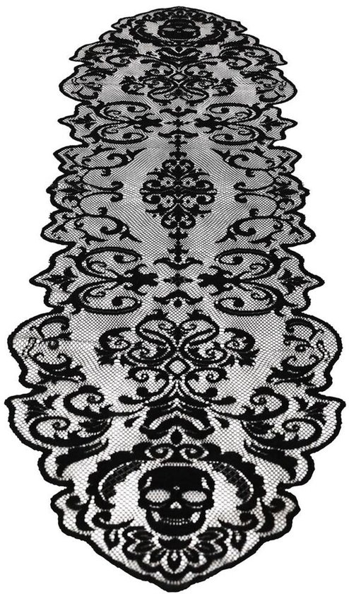 Fiestas Guirca - Chemin de Table Halloween Crânes (180 x 35cm)