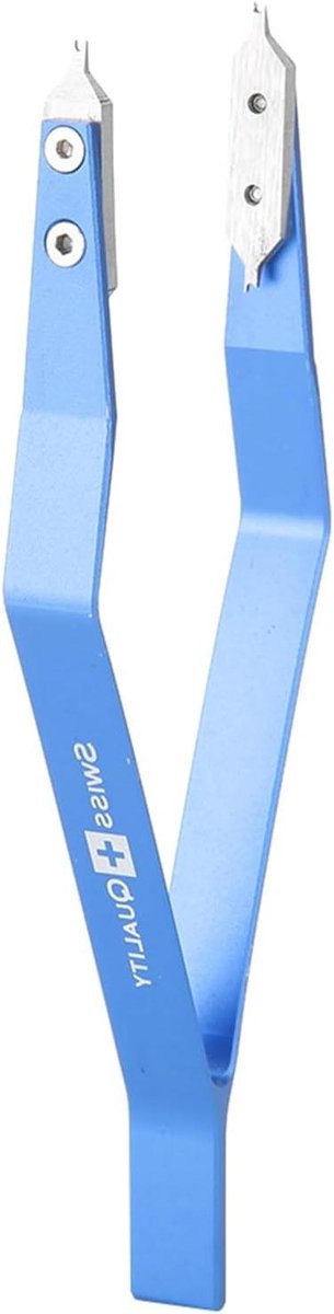 Allecto- Horlogebandverwijderaar - Gereedschap - Verwijderen van Horlogebanden - Horlogereparatiegereedschap - Metalen Veerstaafpincet - V-vorm Verwijderaar - Geschikt voor Horloges - Zilverkleurig