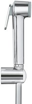 Douchette de bidet avec support et flexible de 1,25 m, chrome