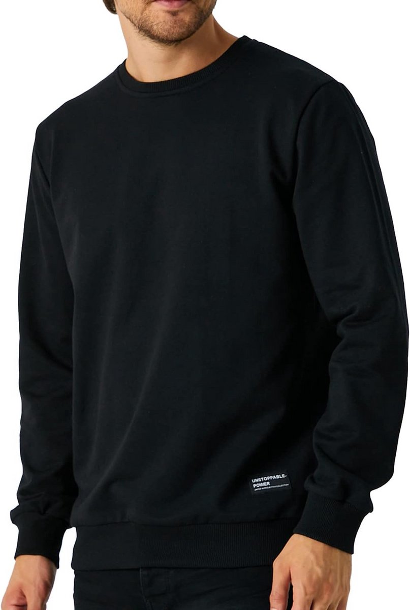 Herentrui Katoenen Sweater Zonder Capuchon
