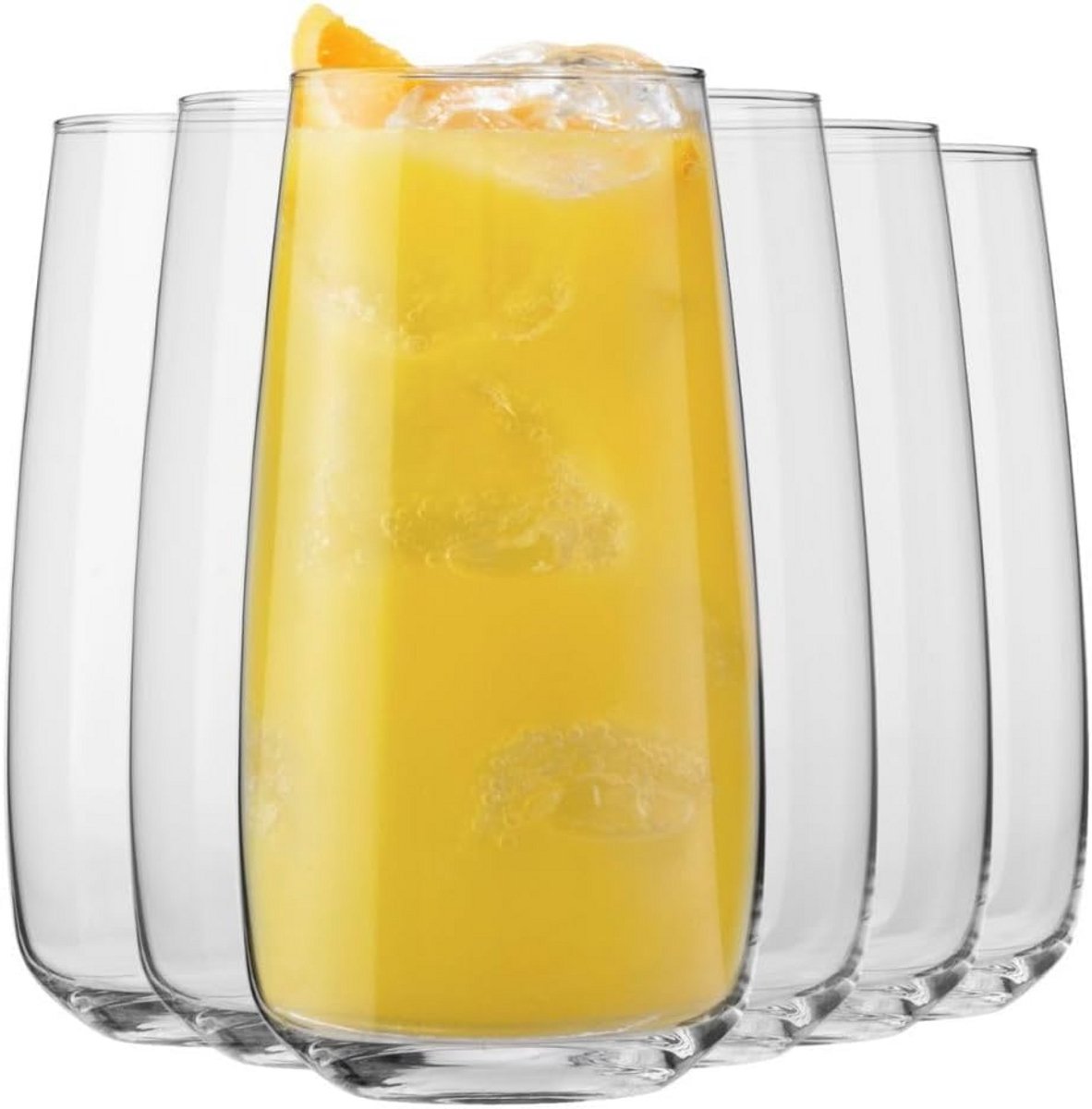 Set van 6 Longdrinkglazen 620 ml - Stijlvolle Waterglazen voor Sap en Drankjes