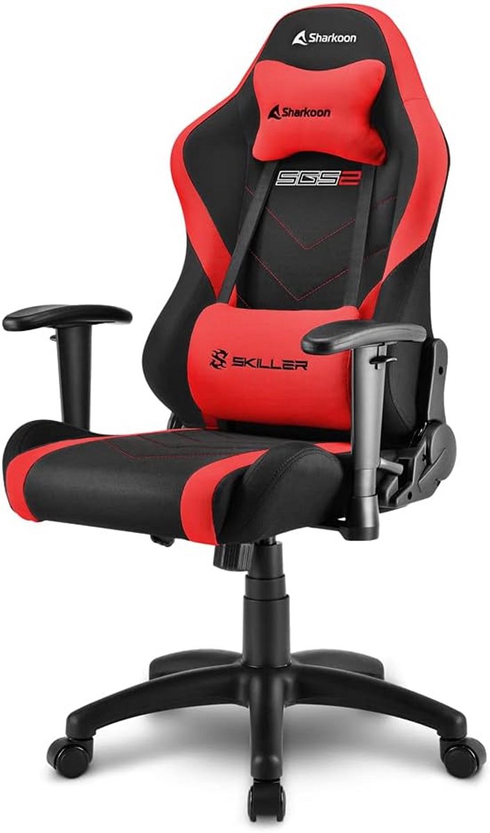 Ergonomische Gamingstoel Kind / Junior - Verstelbaar en Comfortabel - Rood