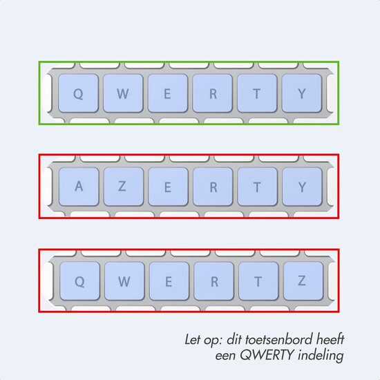 imoshion Compact Draadloos Toetsenbord Ergonomisch - QWERTY - Bluetooth Keyboard - Zwart