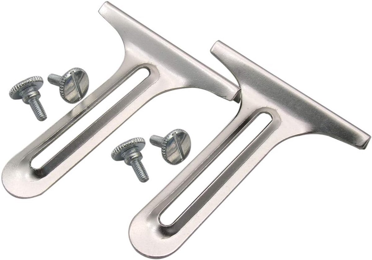 2x T-vormige Naaivoetgeleider voor Rechte Naden - Universele Naaimachine Accessoire
