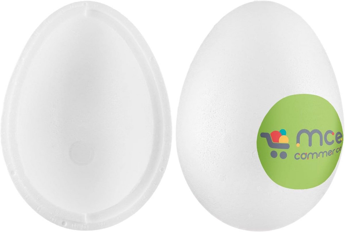 Groot Polystyreen Ei 16 cm voor Knutselen en Pasen Decoratie