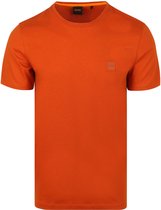 T-shirt Oranje BOSS Tales - Taille L - Homme - T-shirts décontractés